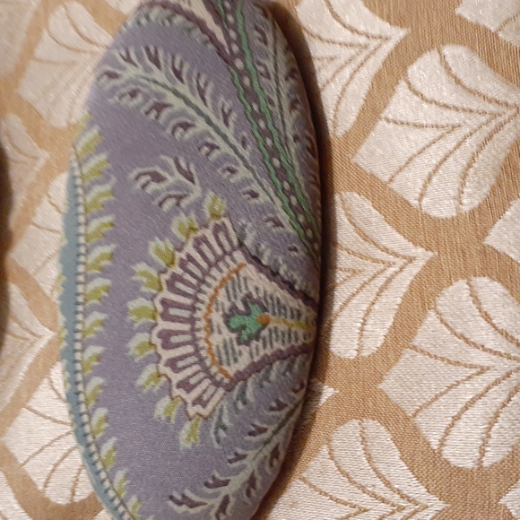 Authentic ETRO Paisley Pattern Cotton Barrette Hair Accessory Multicolor - Picture 6 of 6